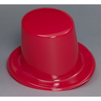 PLASTIC TOP HAT-RED 12 PACK - Walmart.com - Walmart.com