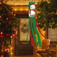thumbnail image 4 of Lssam Christmas Windsock Snowman Design, 40-Inch Outdoor Hanging Wind Sock with Merry Christmas Flag for Patio, Garden, Yard Holiday Decoration, 4 of 7