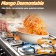 thumbnail image 2 of Juego de ollas y sartenes antiadherentes, Juego de 23 Ollas, Sarten Batería de Cocina, Juego de Sartenes con Mango Desmontable, Batería de Cocina Apto para Lavaplatos Y Horno (Blanco cálido), 2 of 4