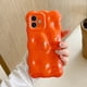 thumbnail image 3 of Funda trasera de teléfono plateada ondulada con textura de meteorito 3D para iPhone 11, 12, 13, 14 Pro Max, funda protectora de lente de cámara completa, 3 of 5