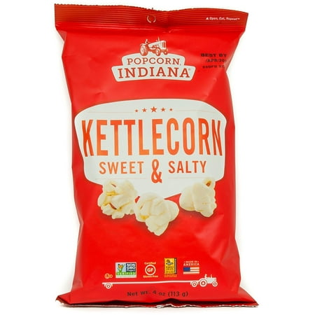 Indiana Popcorn, Kettle Corn 4 oz. (6 Count)