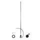 thumbnail image 1 of Juego de unidad de envío de combustible y medidor Unique Bargains de 39.37" de longitud, unidad de envío de combustible marina, metal negro, 1 juego, 240-33 Ohm, 1 of 1