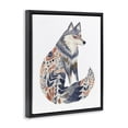 thumbnail image 3 of Stupell Industries Bohemian Scandinavian Style Wolf Black Floating Frame Canvas Art, 25 x 31, by LSR Design Studio, 3 of 8