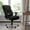 Black, variant on Emma + Oliver 24/7 400 lb. High Back Black LeatherSoft Ergonomic Office Chair with Lumbar Knob