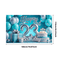 thumbnail image 3 of Balloon Decoration Happy 23rd Birthday Banner Gift Design Cake Decoration Star Pattern for Birthday Party Event Celebration, 3 of 7