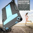thumbnail image 5 of Dteck for Lenovo Tab M10 Plus 3rd Gen 10.6" TB-125F/128F (2022) Shockproof Heavy Duty Rugged Stand Back Cover,Black+Blue, 5 of 5