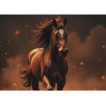 thumbnail image 4 of Vibrant Horse Themed Backdrop Banner with Fireworks and Flames Element Party Decorations Photography Props Background for Celebrations Events and Gatherings, 4 of 8