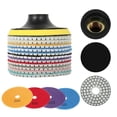 thumbnail image 4 of 12Pcs/Set Granite Marble Concrete Stone Buffing Polishing Kit Dry Wet  Polishing Pads Sanding Disc  Kit, 4 of 11
