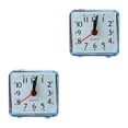 thumbnail image 2 of Wosthever Pointer Alarm Clock Square Wake Up School Portable Decor Battery Timer Morning Timing Cooking Bedside Operated Table azul 2Conjunto, 2 of 6