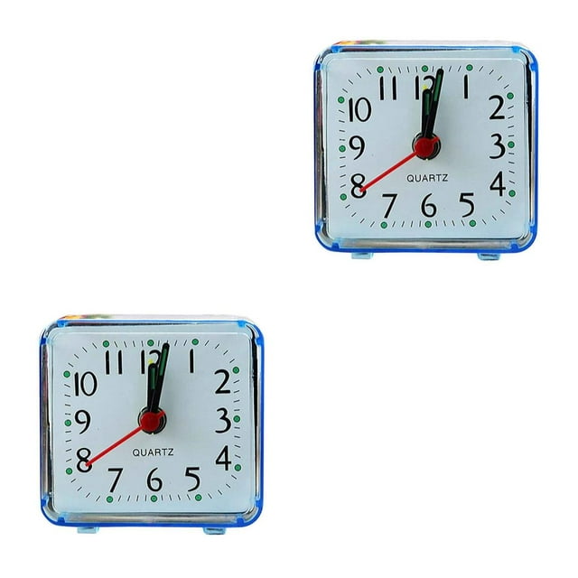 Reloj Despertador Cuadrado Advancent Azul 2Conjunto