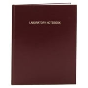 MYXIO Burgundy Lab Notebook - Pages (.25" Grid Format), 8 7/8" x 11 1/4", Burgundy Cover, Smyth Sewn Hardbound Laboratory Notebook (LIRPE-0-LGR-A-LMT1)