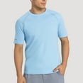 thumbnail image 2 of Men's UPF 50+ Rash Guard Swim T-Shirt Short Sleeve Athletic Top Quick Drying Lightweight and Comfortable for Outdoor Sports, 2 of 8
