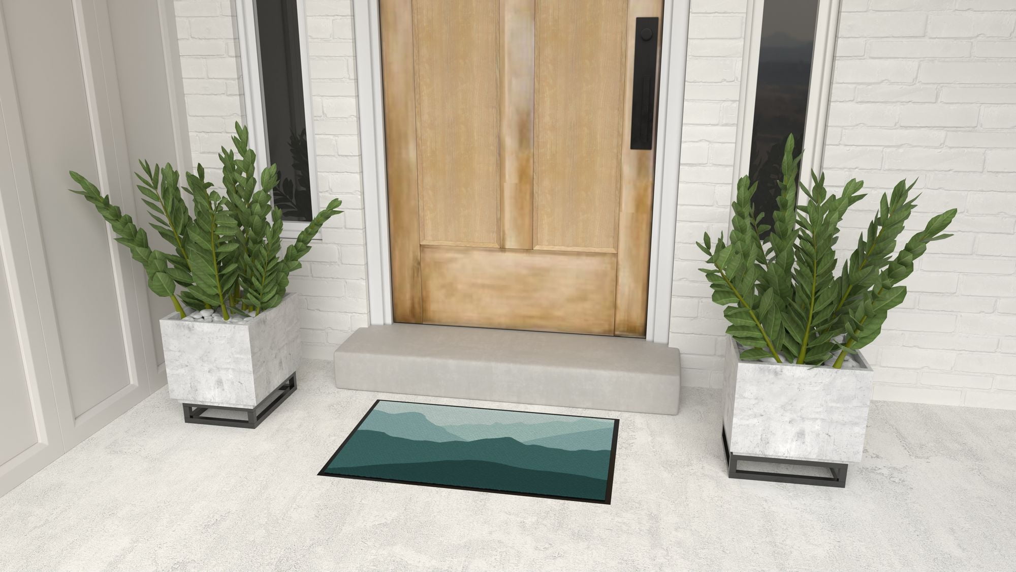 Rugs America LO30A 20"x31.5" Entry Rug Non-Slip Washable Indoor Door Mat, Small Oriental Accent Throw Rug for Bedroom Kitchen Entryway Bathroom