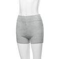 thumbnail image 5 of A2Y Women's Basic Solid Premium Cotton High Rise Bike Shorts Heather Grey 5XL, 5 of 5