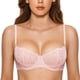 thumbnail image 1 of Sostén DOBREVA Talla Grande Transparente de Encaje Push Up Balconette 34C, 1 of 2