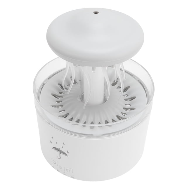300ml Quiet Aromatherapy Essential Oil Diffuser with 7 Color Night Light Timer Remote Control for Bedside