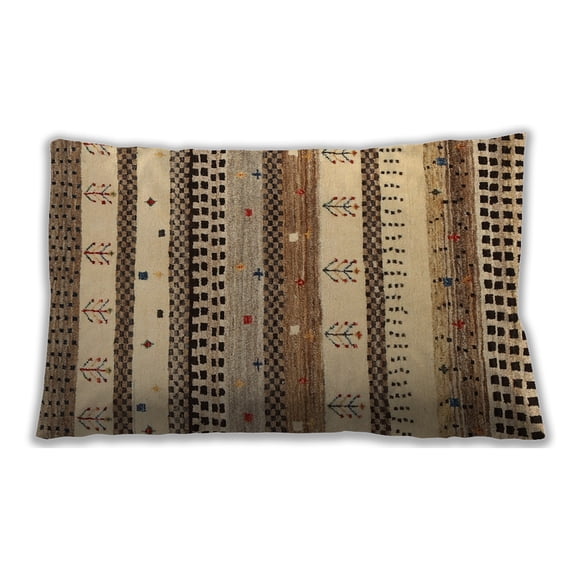 Ahgly Company Indoor Rectangular Contemporary Lumbar Throw Pillow, 13 inch by 19 inch