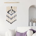 thumbnail image 4 of wood Beads Tapestry Beaded Tassel Wall Hanging Pendant Craft Handmade Material for Living Room Bedroom Dorm Background Decoration, 4 of 8