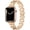 Rose gold, variant on KOMI Compatible with Apple Watch Band 49/46/45/44/42/41/40/38mm Women Men, Dressy Stainless Steel Metal Square Hollow Designer Adjustable Bracelet for iWatch Series 10/9/8/7/6/5/4/3/2/1/SE/Ultra
