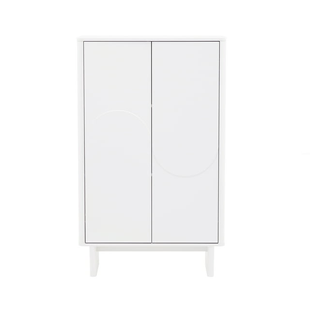 Ella Accent Cabinet in White made from Engineered Wood