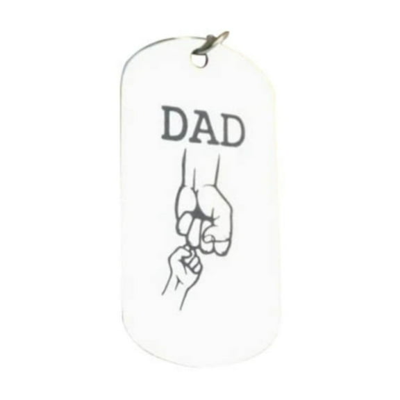 CMrtew Personalized Gift for Father's Day Customized Keychain for Dad Papa Keyring for Daddy Husband Gifts Men Key Pendant Decor