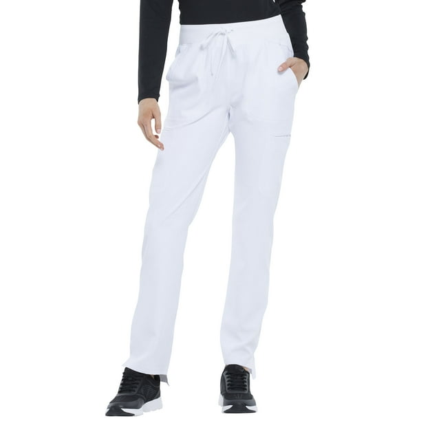 Elle Elle Scrubs Pant for Women Natural Rise Straight Leg EL167P, XXS