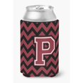 thumbnail image 1 of "Treasures CJ1052-PCC Letra P Chevron Garnet y Black Can or Bottle Hugger, Multicolor" Caroline's Treasures CJ1052-PCC, 1 of 1