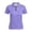 Purple, variant on Women's Elegant Polo Collar Polo Shirt Lightweight Breathable Soft Polo Shirt Wonderful