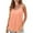 Orange, variant on Timegard Camisole Tops for Women Scoop Neck Sleeveless Adjustable Strap Casual Loose Comfy Tank Tops