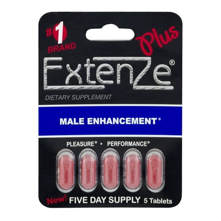 Extenze Plus Dietary Supplement Male Enhancement - 5 CT ...