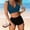 Blue, variant on HAIJIE Women's Ruffle Shape Swimsuits 2026 Two Piece Adjustable Tum-My Control Comfortable Swimwear for Women Wear Pool and Beach (Purple,S)