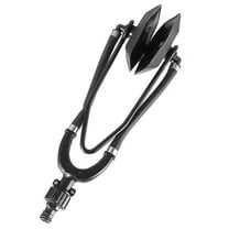 Uonlytech Engine Muffs Outboard Motor Flusher Black Stainless Steel 1Set Water Flow Control