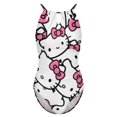thumbnail image 4 of Hello Kitty Women's One Piece Swimsuit High Neck Tummy Control Swimwear Bathing Suit, 4 of 7