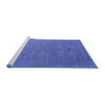 thumbnail image 2 of Ahgly Company Machine Washable Indoor Rectangle Oriental Blue Industrial Area Rugs, 3' x 5', 2 of 4