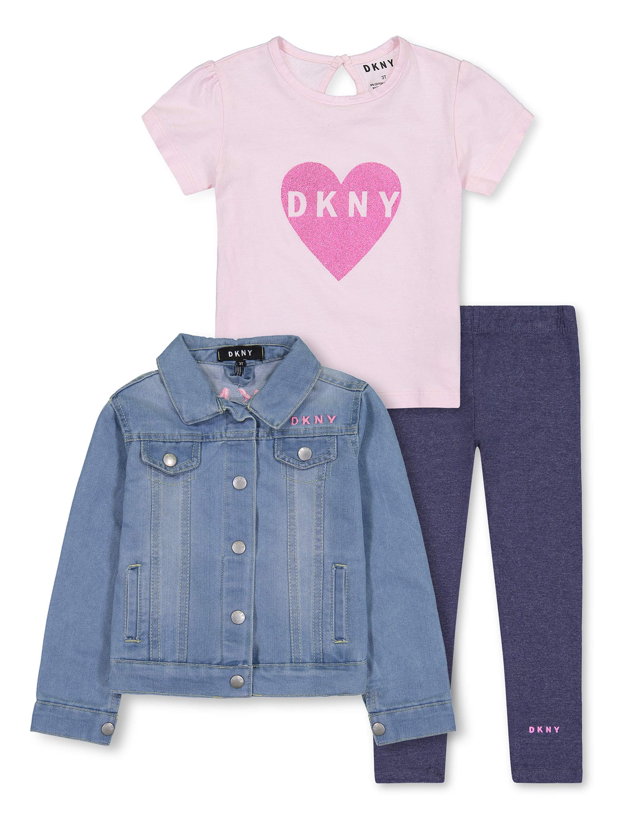 DKNY Girls Baby and Toddler Layette Set