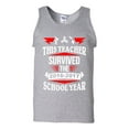 thumbnail image 1 of This Teacher Survived 2016-2017 School Year Fidget Funny DT Adult Tank Top, 1 of 2