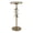 Gold, variant on GZXS Gold Pedestal Accent Side Table, 11.8" Round Decorative End Table with Floral Details, 28.3"H Tall Sculptural Plant Stand for Living Room/Entryway/Balcony