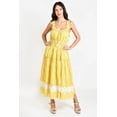 thumbnail image 1 of Vestido campesino Roman Fashion /Juvenil, 12187 (Amarillo cuadros) amarillo G, 1 of 6