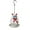 White, variant on Uutvery Iron House Bird Feeder, Hanging Outdoor Garden Decor with Rust Proof Mesh Tray, Bird Watching Feeder House, 8.26x7.48x7.48 Inches