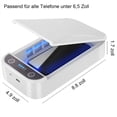 thumbnail image 4 of Esterilizador Uv para teléfono móvil, caja esterilizadora portátil, caja de desinfección con cable USB, luces UV duales, compatible con cualquier artículo pequeño Afortunado Sencillez, 4 of 5
