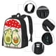 thumbnail image 2 of Fotbe Avocado Lovers Wearing Umbrella Mochila para Hombre y Mujer - Tela Oxford 600D Resistente - Mochila Impermeable de Gran Capacidad para Escuela, Viajes y Senderismo, 2 of 6