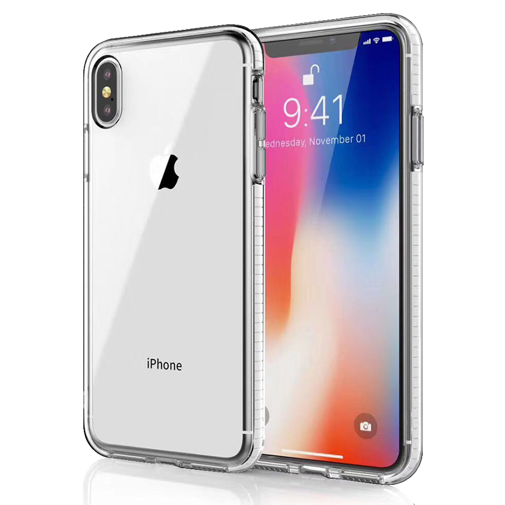 Apple iPhone XS / iPhone X Full Body Clear TPU Bumper Shockproof