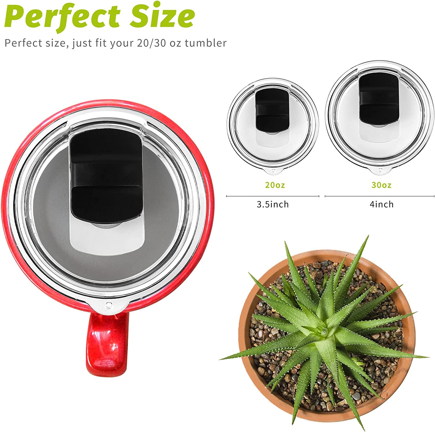 Cup Cover Magnetic Spill Proof Tumbler Lid Compatible / - Temu