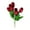 Red, variant on Artificial Flower 7 Small Tulips, Ongmies 7 Head Artificial Silk Fowers Bunch Wedding Home Outdoor Size 37Cm Avilable in 9 Colours, 1*Carnation