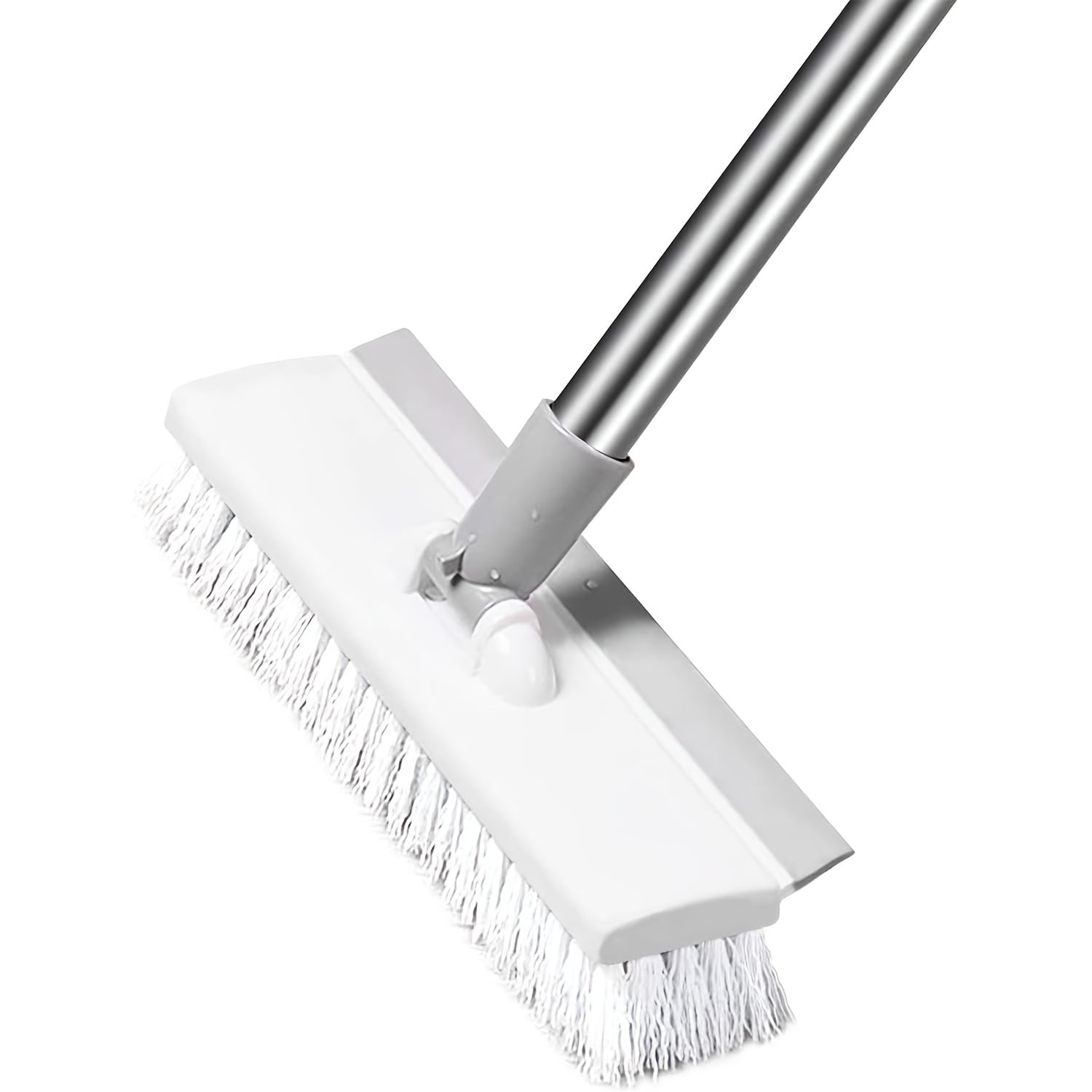 Floor Scrub Brush With Long Handle Stiff Bristle Brush Scrubber
