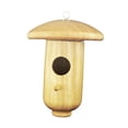 thumbnail image 2 of Casa para colibrí, pajarera, adorno colgante, nido de pájaro de madera, anidación de setas para porche, decoración de jardín, balcón al aire libre, 2 of 8