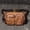 Brown, variant on Men's Leather Large-capacity Frosted Cowhide Chest Bag,Brown