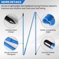 thumbnail image 2 of Golf Alignment Sticks Set of 3, 48 Inch Collapsible Golf Practice Rods Training Aid Equipment for Men Women Golfers Indoor Outdoor Aiming Putting Swing Trainer, 2 of 6