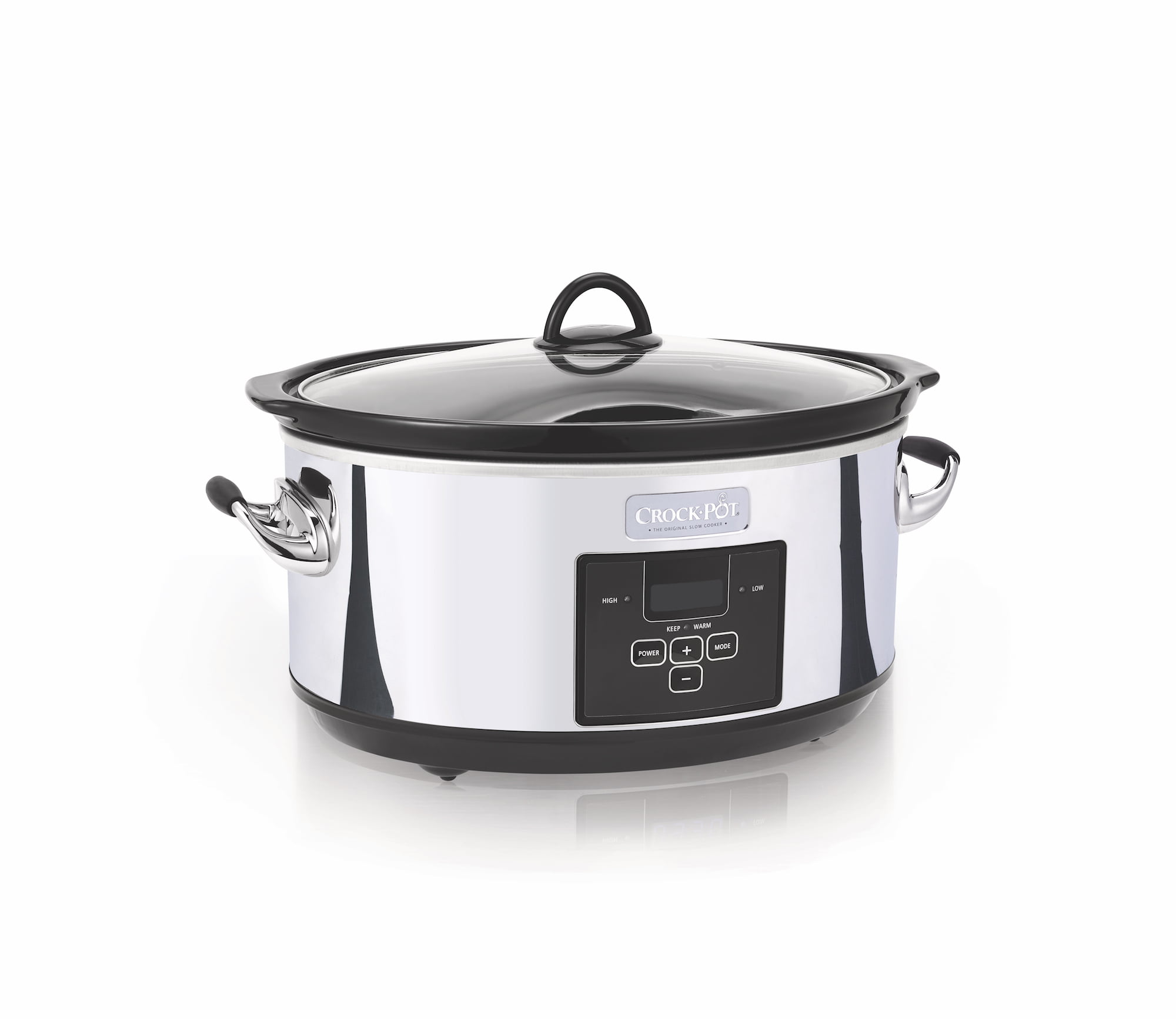 bathivy 7 Quart Slow Cooker, Electric Oval Programmable Slow Cooker with  Nonstick Ceramic Pot, 3 Tempature Settings, Digital Countdown Timer, Keep