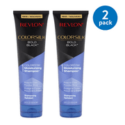(2 Pack) Revlon ColorSilk Bold Black 1 ColorStay Moisturizing Shampoo, 8.45 fl oz